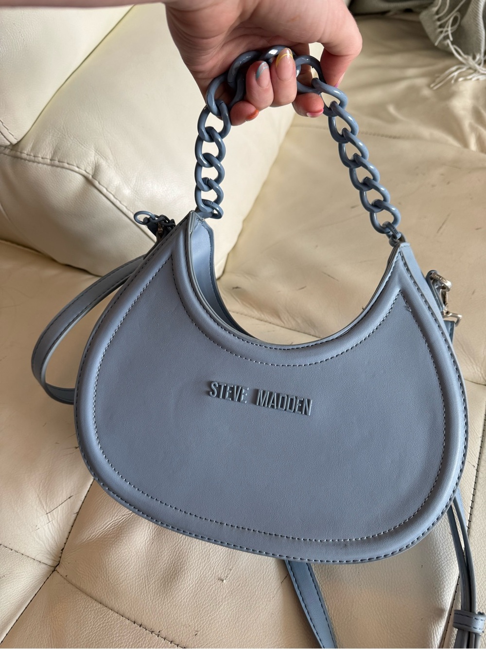 Steve Madden Slate Blue Shoulder Bag
